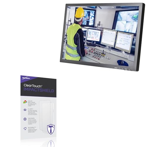 BoxWave Screen Protector Compatible With TRU-Vu VM-24R - ClearTouch ImpactShield (2-Pack), Impenetrable Screen Protector Flexible Film