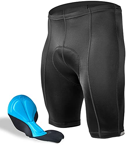 AERO|TECH|DESIGNS | Men's Top Shelf Padded Cycling Shorts | Standard Inseam | Large | Black