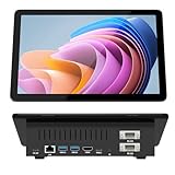 HEIGAOLAPC Mini PC N5095 8GB RAM/128GB ROM 10.1 Inch Touchscreen Mini Computer,Dual R232 HDMI,BT 5.2,WiFi 5.0,Type-C,Support Auto-Boot Mini Desktop PC