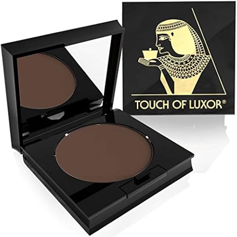 Cutifem Touch of Luxor Augenbrauenpuder Braun - Eyebrow Powder Make Up mit hoher Deckkraft für gleichmäßige Augenbrauen - Naturkosmetik Made in Germany 2,8 g Cover