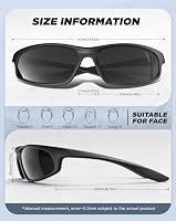 KALIYADI Mens-Sunglasses Polarized Sunglasses-Men Sports: Sport Sun Glasses for Running Cycling Fishing with UV Protection — image 4