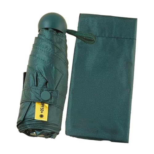Genérico Mini Paraguas Para Viajes | Paraguas de bolsillo para lluvia y sol | Bloqueador UV compacto impermeable, protección UV para niñas de viaje al aire libre