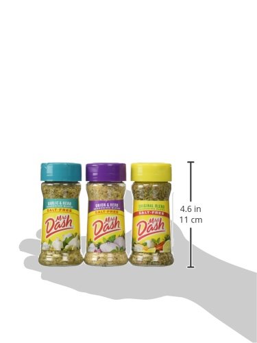 Mrs. Dash Combo All Natural Seasoning Blends 2.5 Oz; Original,Onion&Herb,Garlic&Herb By Mrs. Dash #TOP1