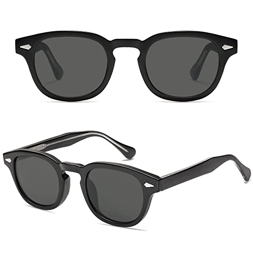 Image of SOJOS Retro Small Round Sunglasses for Men Women Trendy Circle Style UV400 Lenses Unisex Sun Glasses SJ2251