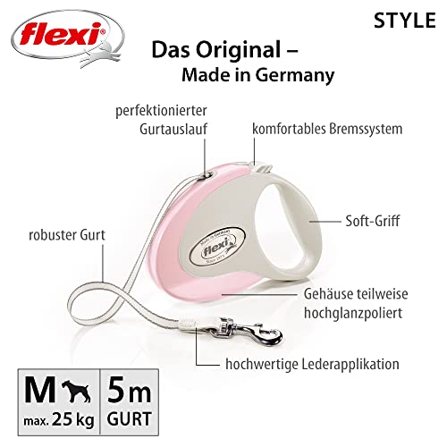 FLEXI 4000498032510 Bügel-Art Band, Rosa, 229 g