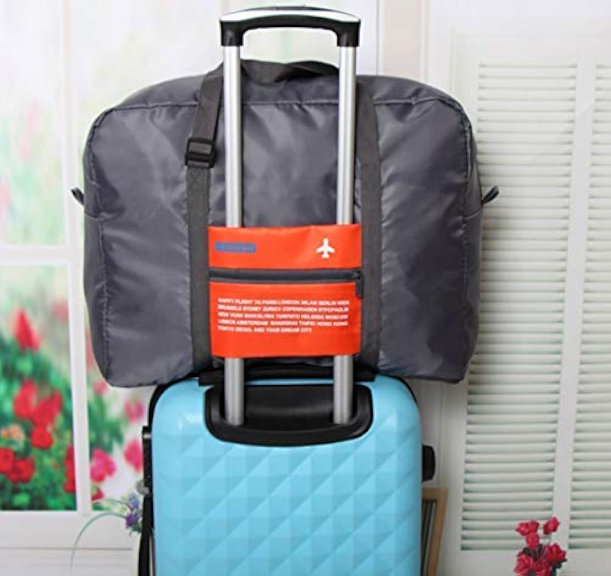 Multicolour Waterproof Foldable Lightweight Large Capacity Bag