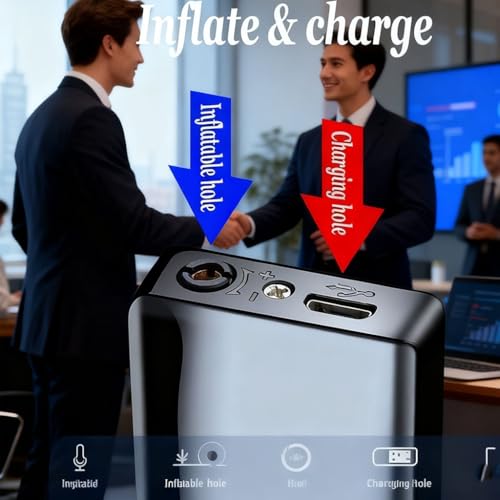 Encendedor eléctrico recargable con llama de soplete y USB miniatura 4