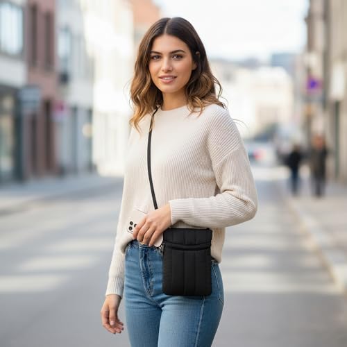 Image of Small Crossbody Women Cell Phone Purse Wallet Bag With Shoulder Strap
