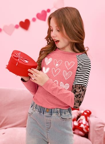 Image of BesserBay Girls St Patrick's Day Raglan Shirt Irish Sequin Lucky Stripe Shamrock Graphic Top 4-14 Years