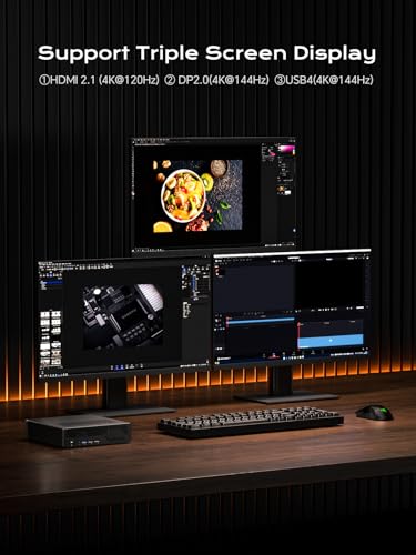Image of MINISFORUM MS-A1 Mini Workstation Mini Barebone Pc, DDR5 /4xM.2 NVMe SSD, Dual 2.5G RJ45 Mini PC,HDMI /DP /Type-C,4xUSB Ports,Supports AMD AM5 CPU,WiFi 6E&BT5.2 Mini Computer(NO CPU /NO RAM /NO SSD /NO OS)