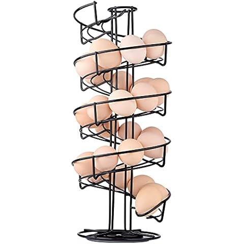 Toplife Spiral Design Egg Dispenser Rack Cover