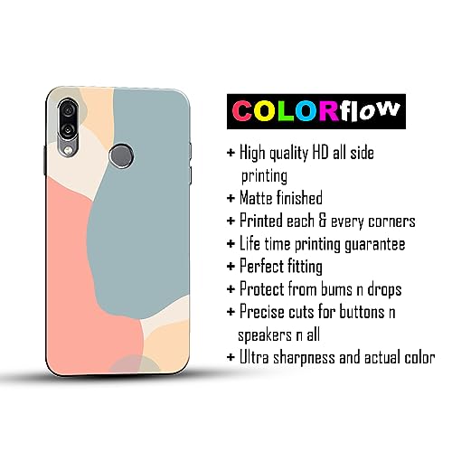 Image of COLORflow Back Cover Compatible with Honor Play | Beautiful Stone Marble | Designer Printed Hard CASE Bumper Back Cover Compatible with Honor Play