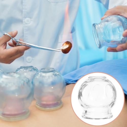 VOSAREA 7 piezas Ventosas profesionales de vidrio para terapia de cuidado corporal con alta penetración miniatura 4