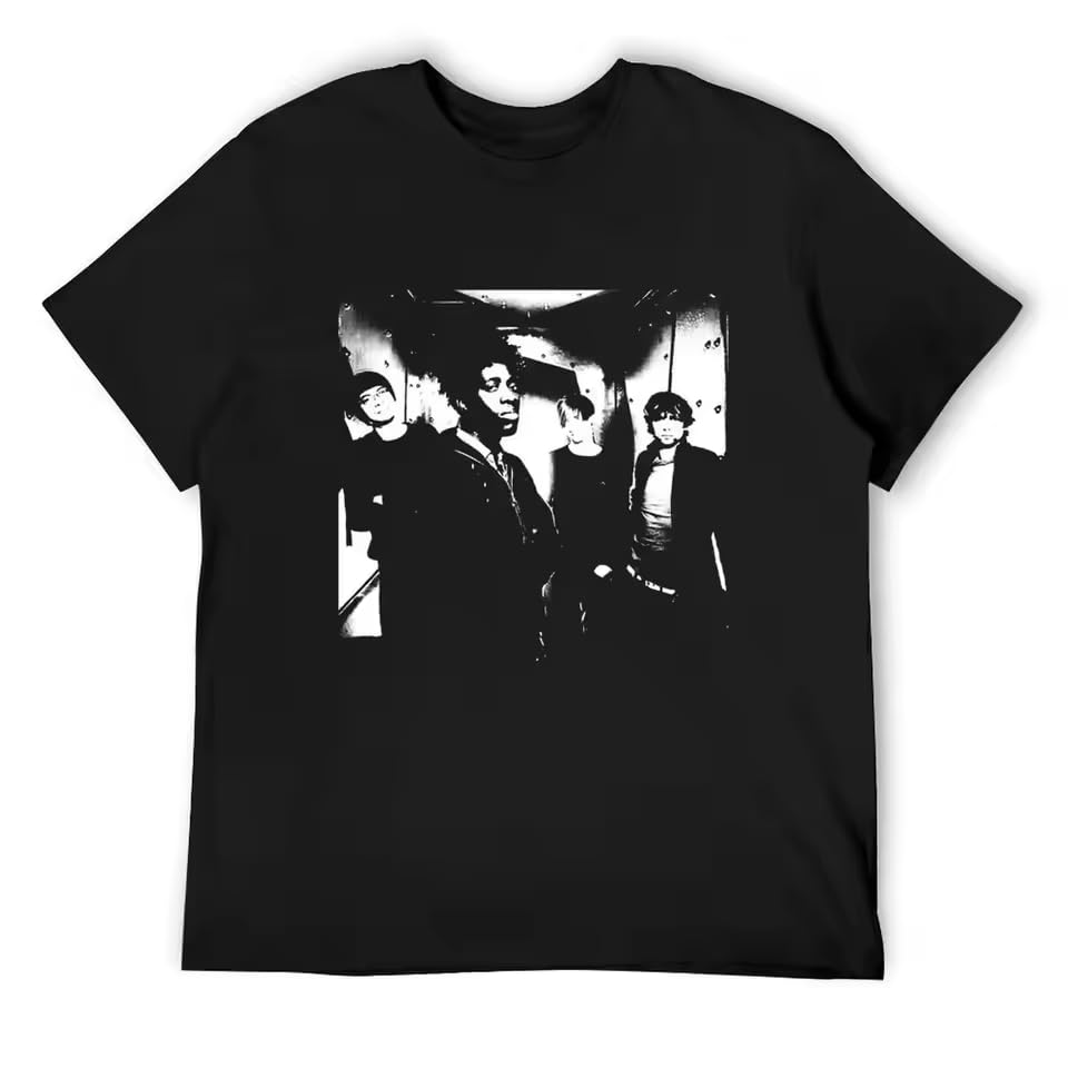 T-shirt anime Bloc Party mens graphic t-shirts noir vêtement streetwear
