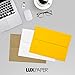 A7 Invitation Envelopes w/Peel & Press (5 1/4 x 7 1/4) - Sunflower Yellow (50 Qty) | Perfect for Invitations, Announcements, Sending Cards, 5x7 Photos | Printable | 80lb Paper | EX4880-12-50