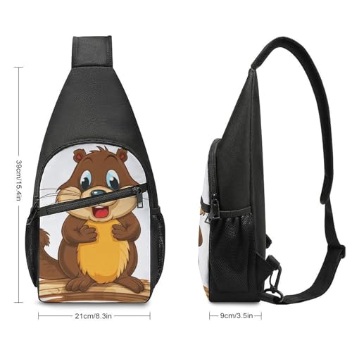 Bolso bandolera casual para trekking y deporte unisex miniatura 2