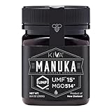 Kiva Certified UMF 15+ - Raw Manuka Honey (8.8 oz) -- NEW LABEL!
