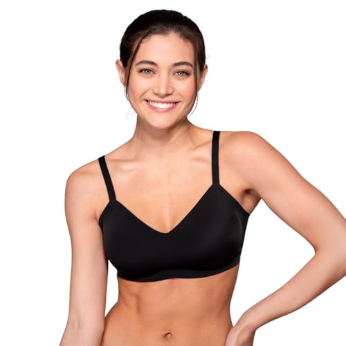 Image of Floatley to The T-Shirt Wireless Push Up Lift Bra for Women, Soft Silky Everyday Comfort Bra with Removable Pads