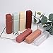 COSIDEA 22pcs empty 6ml square lip gloss tubes, solid color pink lipgloss tube container with wand and stopper