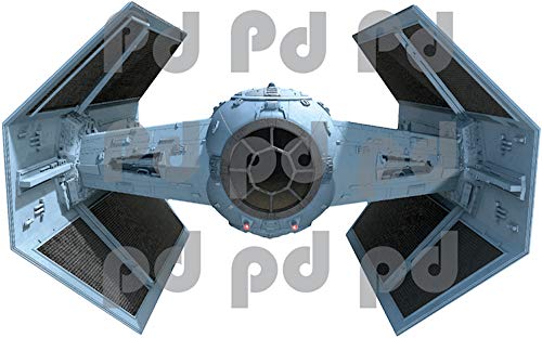 Darth Vader Vinyl Wall Decal - Darth Vader Tie Fighter Decal Removable Kids Home Decor Room Wall Decor Art For Dorm Rooms And Apartments, B00 #TOP2