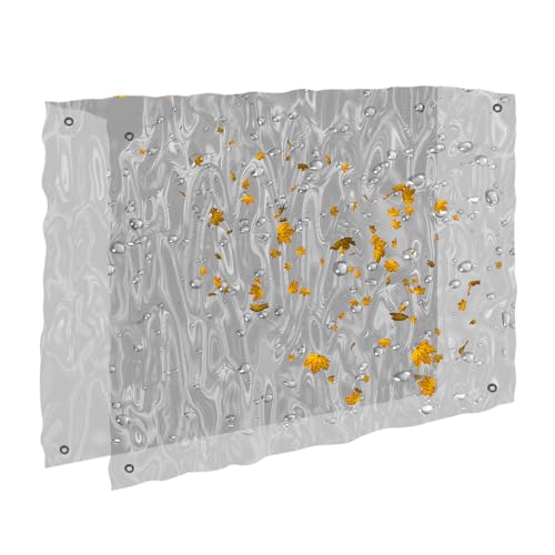 Housse de protection pour étendoir à linge extérieur | Protection contre la pluie pour l'extérieur, bouclier imperméable en PVC avec protection solaire pour la poussière, le sable, la lumière du