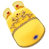 Ciieeo Ancient Chinese Emperor Hat Dragon Headress Traditional Hanfu Headdress for Men