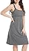 SUIEK 3-Pack Maternity Nursing Nightgown Breastfeeding Tank Tops Pregnancy Sleepwear (Medium)