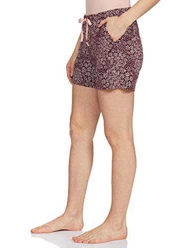 Image of Enamor Drawstring Mid Thigh Length Mid Rise Basic Shorts - Relaxed Fit, Super Soft Cotton - E062