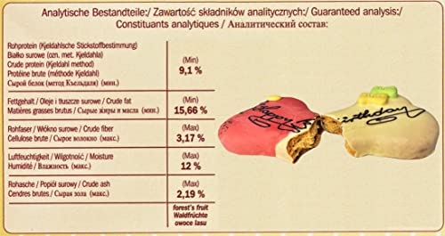 Lolo Pets Classic Geburtstagstorte für den Hund, Knochenform