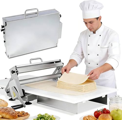Máquina para extender masa con grosor ajustable preciso de 0 a 0,22 pulgadas 2