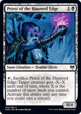 Magic: The Gathering - Sacerdote of The Haunted Edge - Kaldheim