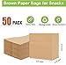 Small Brown Paper Bags for Snacks,50 Pack,Make Sure Order From LYIDIAN Direct,Other's product May Not Match The Description,Small Paper Wrappers for Popcorn,Cookies,Fries,Crafts