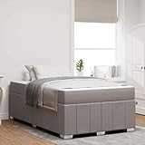 vidaXL modernes Bett - stylischer Rahmen für Dein Schlafzimmer, sorgt für Guten Schlafkomfort und unterstützt Deine Matratze. Perfekt für eine Elegante städtische Einrichtung und lässt Sich
