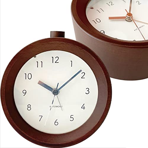 KATOMOKU Alarm Clock 6 uE km-89BR ڊo܂v ؐ Xk[Y Cg 11×11.6×4.6cm