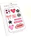 Rebel Tattoos 3D Puffy Phone Stickers I am Too Messy– Cute & Trendy Sticker Set for Phone Cases-No Glue-Self-Adhesive (Pink)