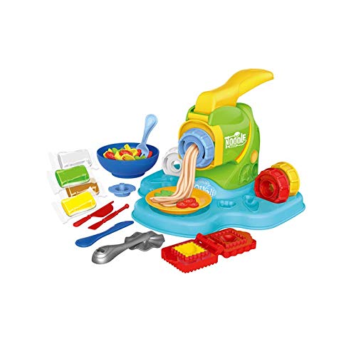 MeeYum Kids Clay Play Dough Set, Cutter Noodle Tools Shapes Molding for Boys and Girls