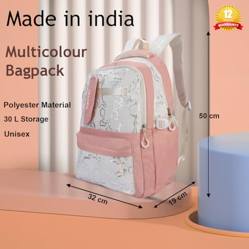 Image of Tinytot 30 Litre, Stylish & Trendy Water Resistant Hi Storage School Collage Travel Laptop Backpack Bag for Boys, Girls, Mens & Womens, 20 Inches (Black)