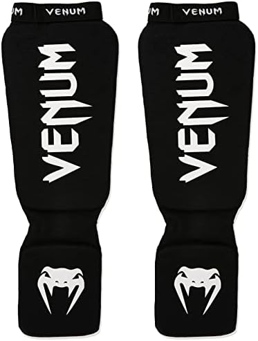 Venum "Kontact" Shin and Instep Guards, Black