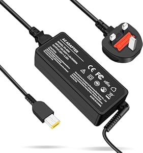 65W Square Tip Charger Compatible with Lenovo Thinkpad T470 T470S T460 T460S T450 T440 T440S T440P T560 T540P E440 E450 E540 E550 E560 G50 Z50 Yoga 370 460 ADLX65NCC3A ADLX65NLC2A Adapter