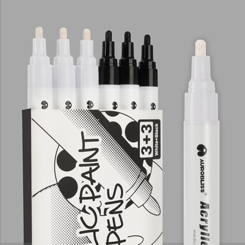 Joyberg 15 Perlenstifte Set – Biegbare Kugelschreiber, Schwarze Tinte, 15 Farben, Mit DIY-Stange