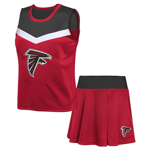 Outerstuff Girls Youth Red Atlanta Falcons Spirit Two-Piece Cheerleader Set