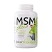 Produktbild MSM plus Kapseln mit natürlichen B-Vitaminen und natürlichem Vitamin C ideal für Vegetarier 1650mg MSM pro Tagesdosis vegan hochdosiert 180 Kapseln Laborgeprüft in Deutschland natürlicher Schwefel