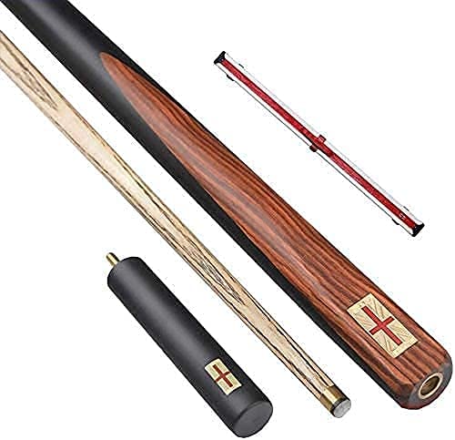 Taco de billar 145 cm madera fresno con punta 9.5 mm