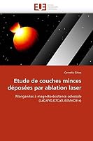 Etude de Couches Minces Déposées Par Ablation Laser 613158284X Book Cover