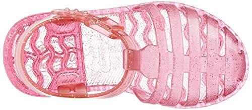 Sandália Aranha Barbie Duo, Grendene Kids, Meninas, Rosa/Glitter, 32/33