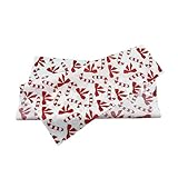 LUYYBDBG Weihnachtsgeschenkpapier 30 50 Blatt Seidenpapier Mit Weihnachtslaternenmuster, 35 X cm Großes Geschenkpapier, Geeignet Zum Verpacken rot –