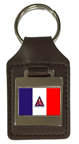 Porte-clés en cuir gravé Timoteo pour ne plus perdre vos clés avec style