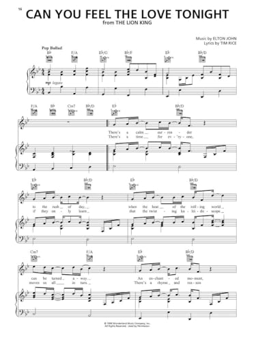 Contemporary Disney - 50 Favorite Songs | Sheet Music Songbook for Piano, Vocal and Guitar | Disney Piano Book for Beginners and Advanced Players | ... Music Book Collection (Piano-vocal-guitar) - Image 8