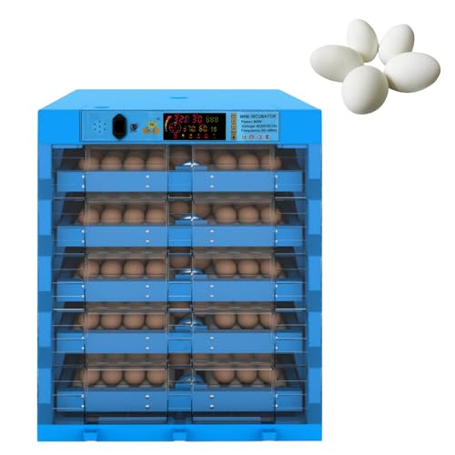 ZephyrGlow Incubadora Automática con Volteo Automático de Huevos, Añadir Agua Automáticamente y Lámparas de Huevo - Incubadora Premium para Corrales y Uso Doméstico,320Egg