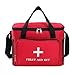 救急バッグ 大容量収納 調整可能 防水耐久性 携帯便利 災害対策 アウトドア 学校 旅行 家庭用 薬箱 薬ボックス 薬入れ 応急処置 ハンドル付き 救急用品入れ 大容量